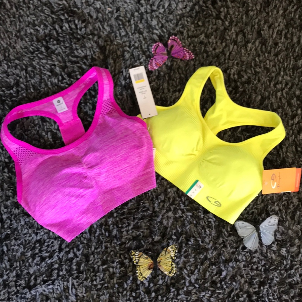 NWT YELLOW Sport Bra